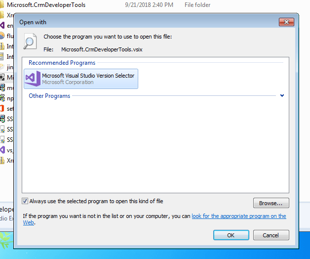 Visual Studio Version Selector